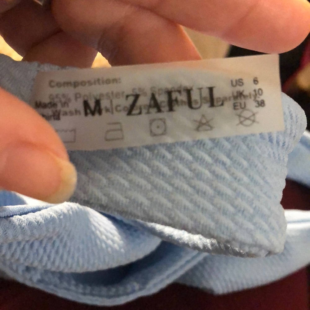 NWT Zaful Textured Bikini, medium - Picture 7 of 9